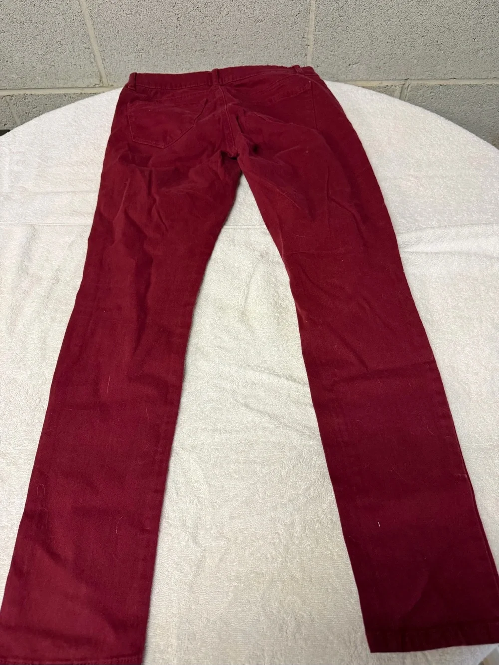 Refuge Burgundy skinny jeans size 8